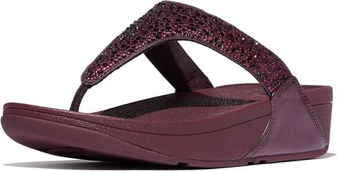 FITFLOP LULU LULU CRYSTAL MIX TOE-POST SANDGE WEDGE in Kuwait