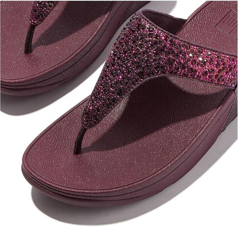 FITFLOP LULU LULU CRYSTAL MIX TOE-POST SANDGE WEDGE in Kuwait