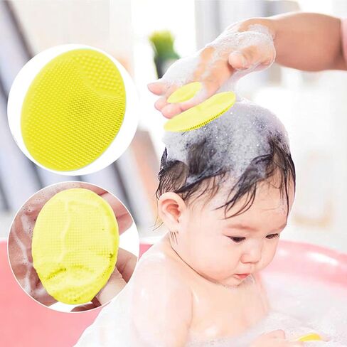 Baby Hair Brush with Wooden Handle and Comb Set for Newborns & Toddlers | Natural Soft Goat Bristles l Wood Comb l Blue Cradle Cap Brush| Ideal for Cradle Cap (3 Piece) in Saudi Arabia