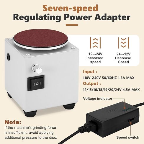 Mini Disc Sander 4 inch Small Sanding Disc Machine with Forward and Reverse switch, Stepless Speed Control in Saudi Arabia