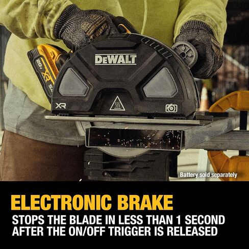 DEWALT 20V MAX XR 7-1/4 in. Metal Cutting Circular Saw (Tool Only) (DCS383B) in Saudi Arabia