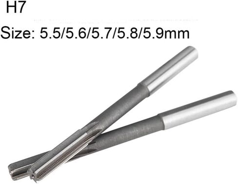 1pc H7 دقة الخناق Reamer غير القياسي الماكينة المستقيمة Reamers 5.5-5.9mm (6.1mm) in Saudi Arabia