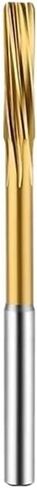HSS-CO Helical Reamer Cobalt Titanium Plated Stainless Steel Special Straight Shank Reamer 3-20 Decimal Point Reamer(D14x47CxH7) in Saudi Arabia