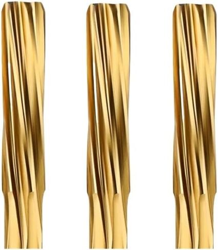 HSS-CO Helical Reamer Cobalt Titanium Plated Stainless Steel Special Straight Shank Reamer 3-20 Decimal Point Reamer(D14x47CxH7) in Saudi Arabia
