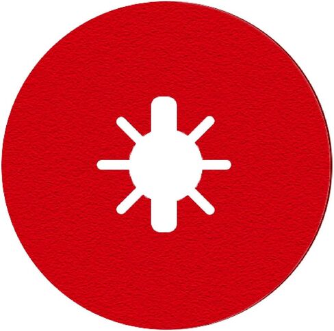 Diablo Fiber Discs with Premium Aluminum Oxide Blend - For Wood, Plastics, Fiberglass - 4-1/2" Diameter, 7/8" Arbor, 36-Grit, Extra Coarse, 4-Pack - DCF045036S04G in Saudi Arabia