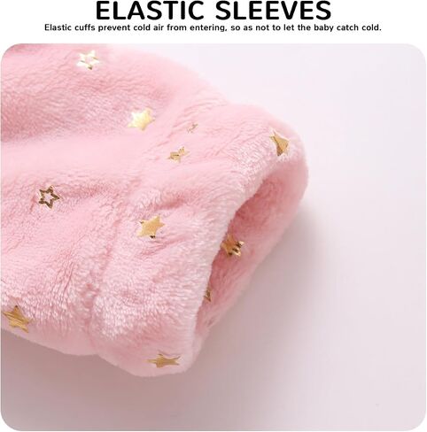Baby Girl Winter Fleece Coat Toddler Boy Jacket Infant With Hood Warm Outerwear in Kuwait