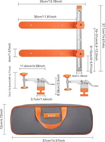 ايمبوت درج الشريحة لقطات الوزراء الدقة الأداة مع علامات على نطاق مزدوج المحفوظ بالليزر لتأمين شرائح مجلس الوزراء ، وتوفير تركيب سريع ودقيق ل DIY والمهنيين. in Kuwait