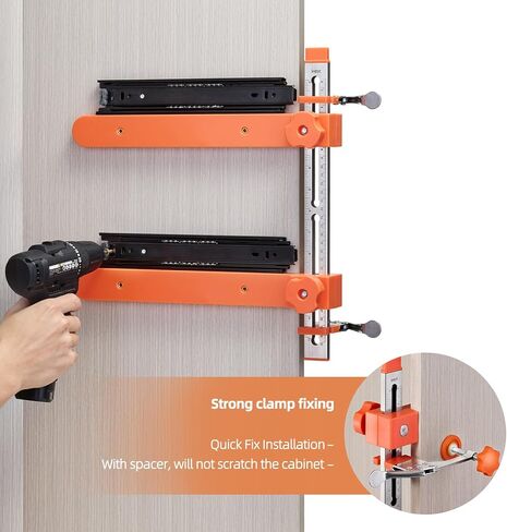 ايمبوت درج الشريحة لقطات الوزراء الدقة الأداة مع علامات على نطاق مزدوج المحفوظ بالليزر لتأمين شرائح مجلس الوزراء ، وتوفير تركيب سريع ودقيق ل DIY والمهنيين. in Kuwait