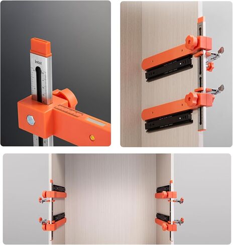 ايمبوت درج الشريحة لقطات الوزراء الدقة الأداة مع علامات على نطاق مزدوج المحفوظ بالليزر لتأمين شرائح مجلس الوزراء ، وتوفير تركيب سريع ودقيق ل DIY والمهنيين. in Kuwait