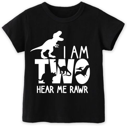 Two Shirt Toddler Boy Birthday Tshirt 2nd Birthday Outfits 2 Year Old Boys Happy Second Bday Party Tee in Saudi Arabia