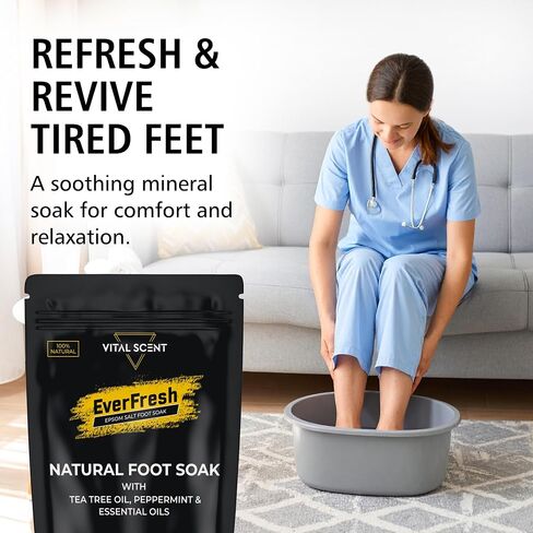 Industrial Strength Foot & Shoe Spray: Eliminate Odor with Witch Hazel | Cooling & Soothing Relief for Hardworking, Achy Feet | Foot Deodorizer for Tough Job Odors | Long-Lasting Freshness for Feet in Saudi Arabia