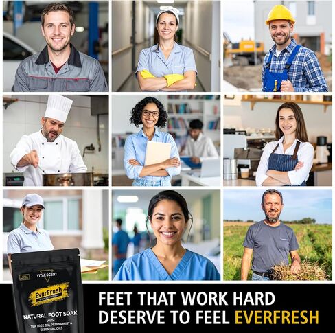 Industrial Strength Foot & Shoe Spray: Eliminate Odor with Witch Hazel | Cooling & Soothing Relief for Hardworking, Achy Feet | Foot Deodorizer for Tough Job Odors | Long-Lasting Freshness for Feet in Saudi Arabia