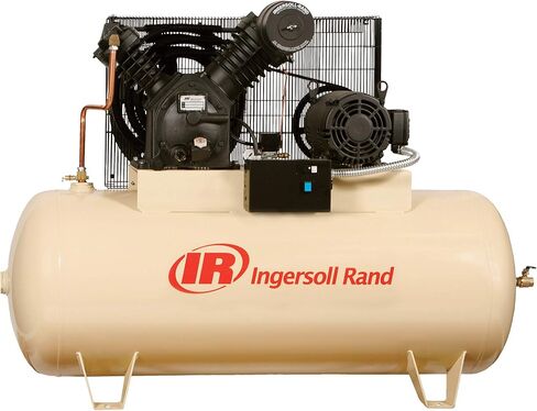 Ingersoll Rand Electric Air Compressor - 10 HP ، 35 CFM في 175 PSI ، 200 فولت ، رقم الطراز 2545E10 -V in Kuwait