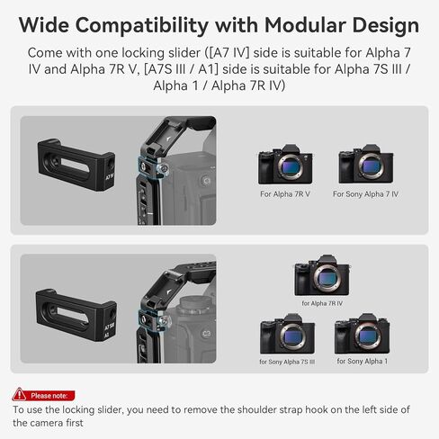 SmallRig A7R V / A7 IV / A7S III CAGE + مقبض جانبي مع TRIGGER REC in Saudi Arabia