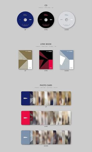 Enhypen Border : Carnival 2nd Mini Album Up Version CD+1p Folding Poster On Pack+104p PhotoBook+16p Lyric Book+2p PhotoCard+1p Lenticular Card+1p Sticker+Carnival Ticket+Tracking in Kuwait