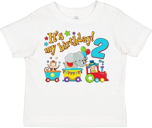 inktastic إنه عيد ميلادي- قطار السيرك الثاني عيد ميلاد Toddler T-Shirt in Kuwait