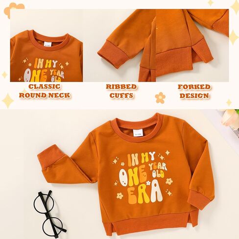 ملابس عيد ميلاد نجم أصغر سنا في عصرتي البالغة من العمر سنة واحدة من قميص قميص طويل الأكمام أعلى ملابس الشتاء in Kuwait