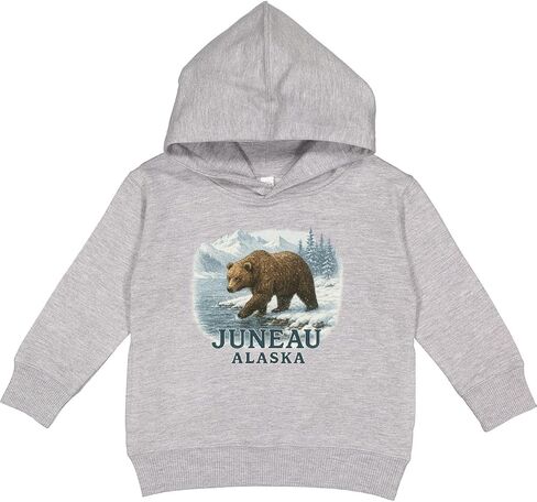 inktastic Juneau Alaska Bear Scenic Wilderness Toddler Hoodie in Kuwait