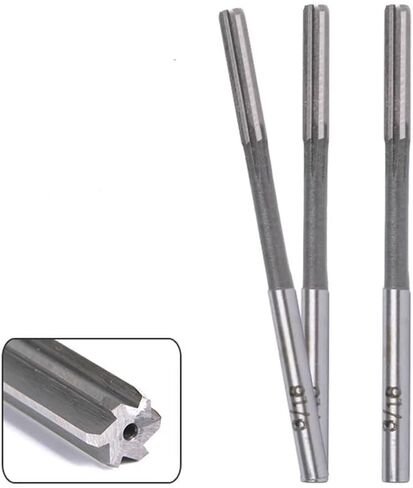 1PC H7 دقة الخناق REAMER عالية السرعة الصلب مستقيم الجولة عرقلة الجهاز reamer 1/8 "3/16" 1/4 "5/16" (5i16 (7.9356mm) in Saudi Arabia