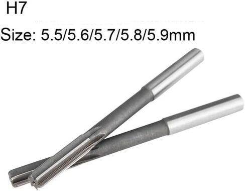 1pc H7 دقة الخناق Reamer غير القياسي الماكينة المستقيمة Reamers 5.5-5.9mm (5.5 مم) in Saudi Arabia