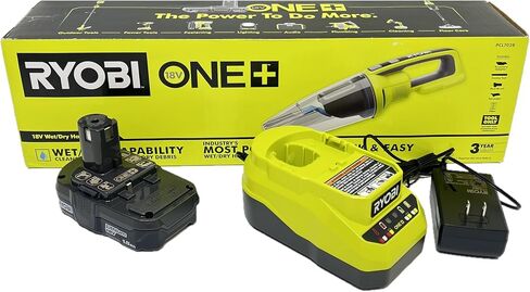 RYOBI ONE+ 18V PCL702 Cordless Wet/Dry Hand Vacuum Kit with Battery and Charger (Bulk Packaged) in Saudi Arabia