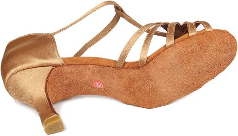 SWDZM Womens T-Strap Latin Salsa Ballsa Dance Heels Open Open Tee Mostral Professional Shoes in Kuwait