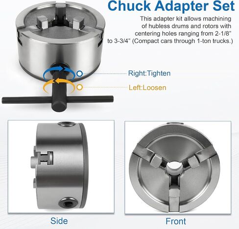 محول 3 قطعة Quicless Quick Chuck تم تعيينه لـ 1 "Arbor Brake Lathes 70040 Ammco in Saudi Arabia