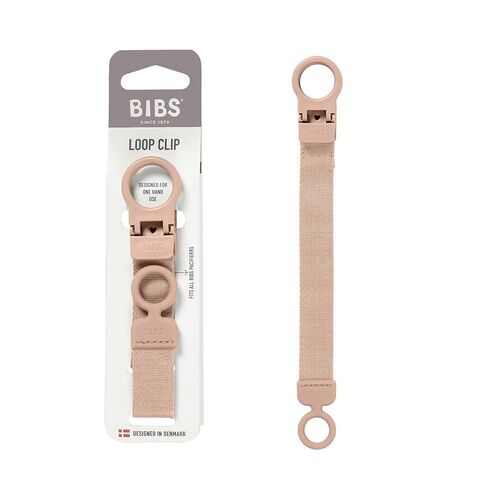 مقطع Pibs Loop Pacifier - عملية أنيقة وآمنة بيد واحدة ، وتناسب جميع المرايل ومعظم العلامات التجارية ، وملف تعريف قابلة للغسل ، ونحيف للراحة ، والأعمار 0+ - أحمر الخدود in Saudi Arabia