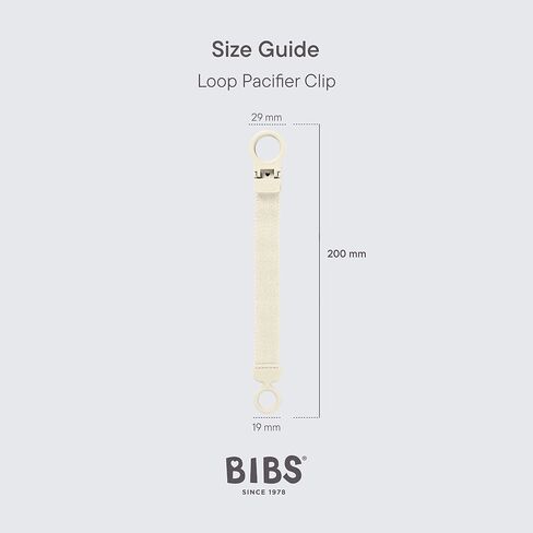 مقطع Pibs Loop Pacifier - عملية أنيقة وآمنة بيد واحدة ، وتناسب جميع المرايل ومعظم العلامات التجارية ، وملف تعريف قابلة للغسل ، ونحيف للراحة ، والأعمار 0+ - أحمر الخدود in Saudi Arabia
