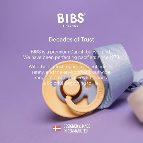 مقطع Pibs Loop Pacifier - عملية أنيقة وآمنة بيد واحدة ، وتناسب جميع المرايل ومعظم العلامات التجارية ، وملف تعريف قابلة للغسل ، ونحيف للراحة ، والأعمار 0+ - أحمر الخدود in Saudi Arabia