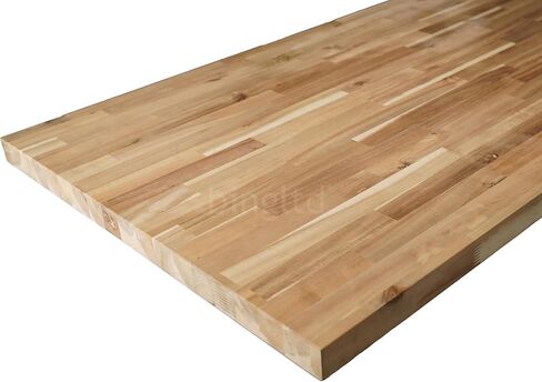 BingLTD- 6 ft x 39 in x 1.5 in Unfinished Acacia Solid Wood Butcher Block Island Countertop with Square Edge in Kuwait