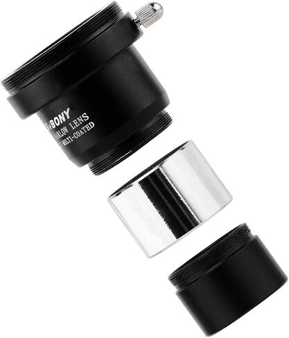 SVBONY 2X Barlow Lens with M42 Thread Bundle with Moon Filter 1.25 inch 25 Percent Telescope Accessory Transmission Neutral Density Filter ND4 in Saudi Arabia