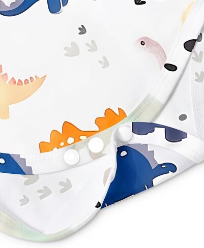 BAVADER Baby Boy Clothes Infant Dinosaur Romper Overalls 2PCS Clothing Set | Infant Boy Clothes Long Sleeve Baby Bodysuit Adjustable Overalls Baby Boys' Clothing Sets Dinosaur Fall Winter Outfits in Saudi Arabia
