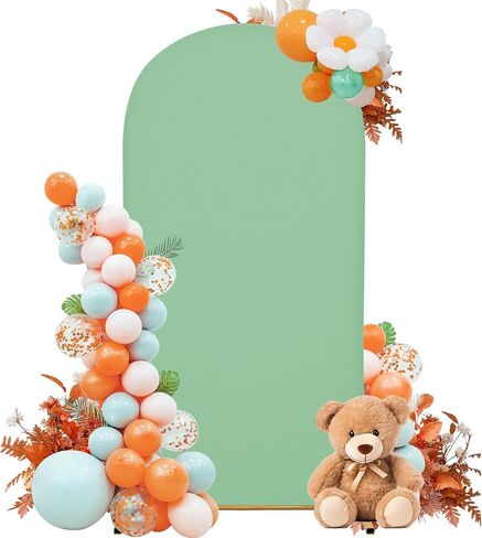 7.2FT Wedding Arch Cover – Stretchy Spandex Fabric Backdrop for Arch Stand | Ideal for Wedding Ceremony, Birthday Party, Baby Shower & Photo Booth Decoration (cover only) in Saudi Arabia