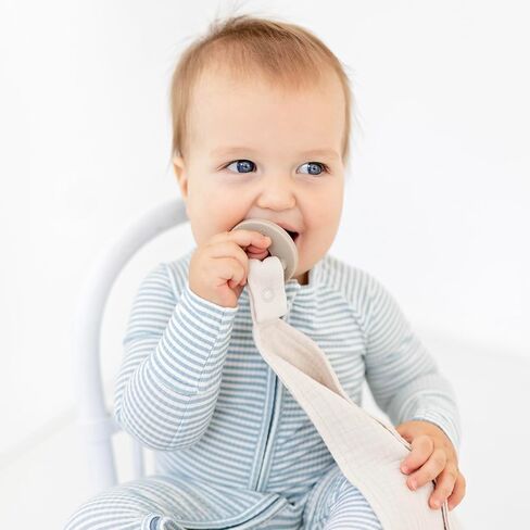 Ryan & Rose Cutie Lovey - Soft 100% Organic Cotton Muslin with Attachable Snap Closure - Loveys for Babies Newborn Baby Lovey Security Blankets for Babies Baby Blanket (Ruffle Petal) in Saudi Arabia