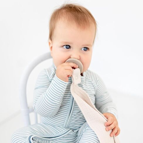 Ryan & Rose Cutie Lovey - Soft 100% Organic Cotton Muslin with Attachable Snap Closure - Loveys for Babies Newborn Baby Lovey Security Blankets for Babies Baby Blanket (Ruffle Petal) in Saudi Arabia