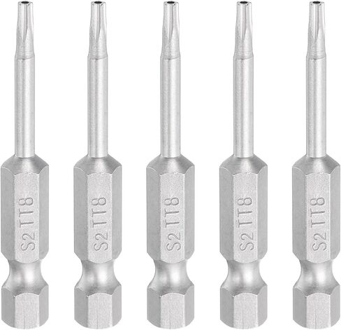 Harfington 5pcs بتات Torx 1/4 "Hex Shank TT20 Magnetic Head 2" Length S2 Steel 5 Point in Saudi Arabia