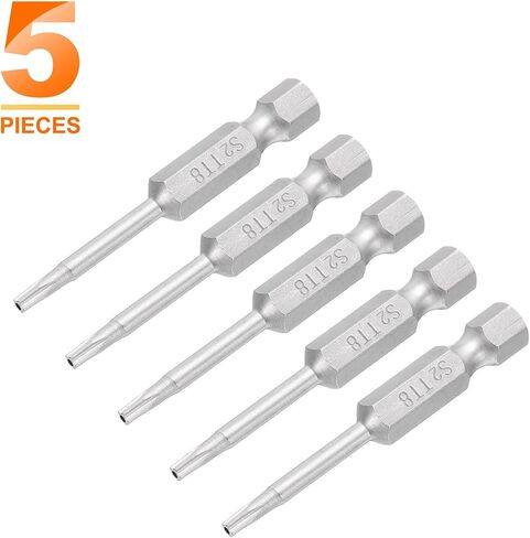 Harfington 5pcs بتات Torx 1/4 "Hex Shank TT20 Magnetic Head 2" Length S2 Steel 5 Point in Saudi Arabia