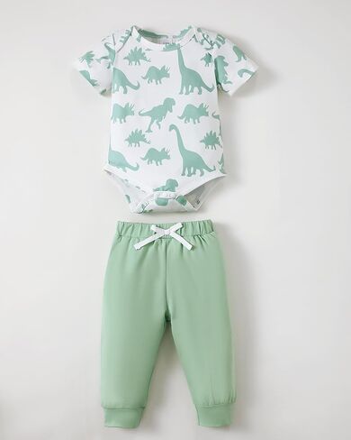 NZRVAWS Newborn Baby Boy Clothes Infant Boy Outfits Romper Pants Set 6 Pcs 0 3 6 9 12 Months in Kuwait