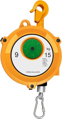 Spring Balancer, 20-33 lbs(9-15kg) Retractable Balancer with 5 Ft Long Wire Rope and Hook,Adjustable Balancer Retractor Hanging Holding Equipment in Saudi Arabia