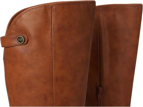 Women's Kellie Button Tall Wide Calf Equestrian Boot in Kuwait