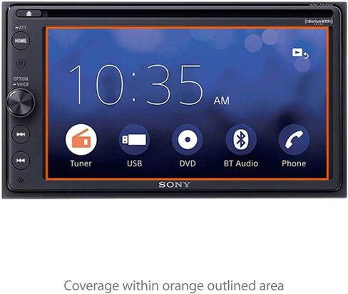واقي شاشة Boxwave متوافق مع Sony Xav-Ax200-Cleartouch Anti-Glare (2 pack) ، جلد غير لامع مضاد للسينما in Saudi Arabia