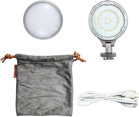 Harlowe Sol 5 Spectra on Camera Light Kit Portable Prodable Shoe Mount RGBCW Camera Light 1700K-10000K CRI/TLCI 96+ 36000 COLAL in Saudi Arabia