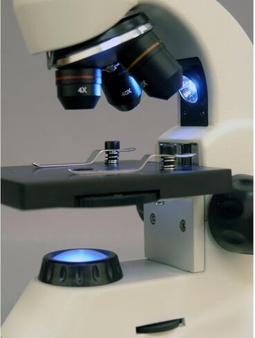 AMSCOPE 40X-1000X عدسة زجاجية مزدوجة فاتحة كل معدنية مجهر مختبر الطالب + كاميرا USB الرقمية in Saudi Arabia