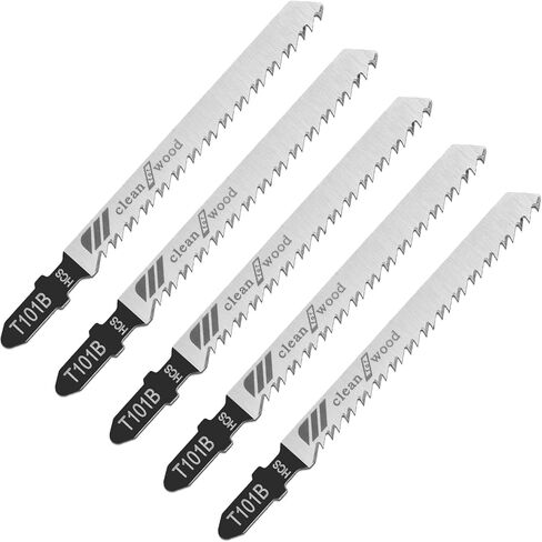 T101B T-Shank Jigsaw Lades لمقاول الخشب مقاول 4 بوصات ، و 5 دولارات ، و 5 مساءً شفرات المنشار مجموعة T-shank Jig Saw for Quick Cutt in Kuwait