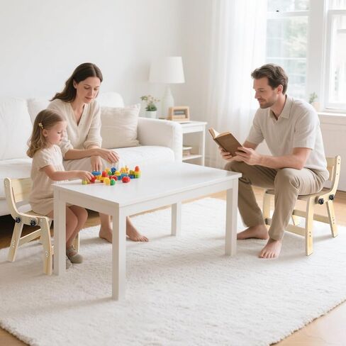 البراز Studler Step Stool ، 2 في 1 خطوة قابلة للطي للأطفال ، براز طفل صغير للتدريب على الحمام وتدريب القعادة ، براز خطوة خشبية مع قاعدة غير قسيمة للمطبخ ، غرفة نوم ، يتحول إلى كرسي للأطفال in Kuwait