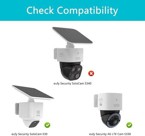 Rain Shade Cover Compatible with eufy Security SoloCam E30 Solar Camera/eufy Security 4G LTE Cam S330 Camera,for Eufy Outdoor Security Cameras Protective Cover Accessories（1pack,White） in Saudi Arabia
