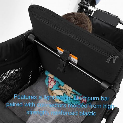 شريط الدعم المواجهة للأمام لإكسسوارات Wonderfold W4 ، وترقية مقاعد على نمط الحافلة ، ومرفق مقبض الدفع السهل النقر فوقها ، وملاءمة مخصصة لعربة W4 in Kuwait