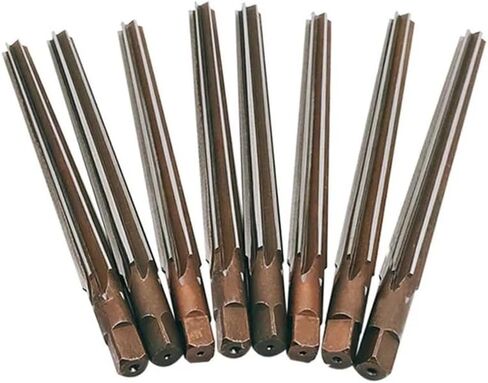 1:50 Taper Reamer Set 3-12mm Hand Reamer 9SiCr Straight Shank Reamer Engineering Tool(3-4-5-6-8-10-12) in Saudi Arabia