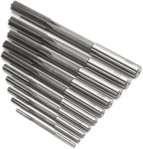 3-12mm HSS Machine Reamer Set H7 Straight Shank Milling Chucking Reamer for Metal Steel Aluminum(4Pcs 6-8-10-12mm) in Saudi Arabia